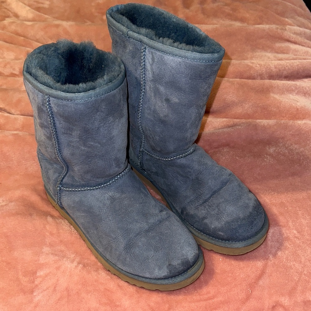 UGG Blue Suede Boots